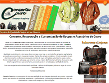 Tablet Screenshot of consertacouro.com.br